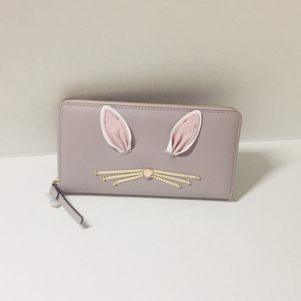 KATE SPADE PURPLE RABBIT NEDA WALLET HP